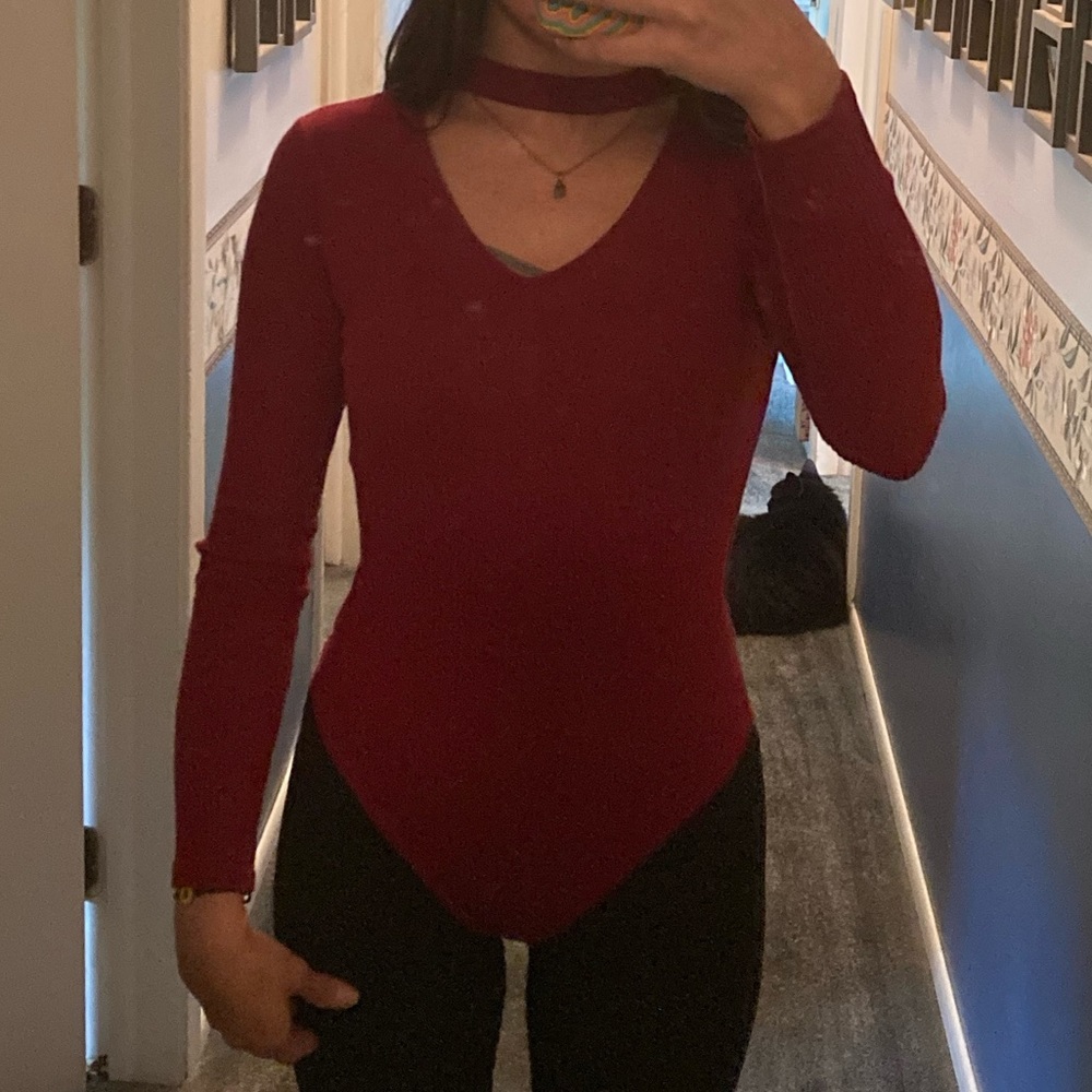 Red Onesie Leotard